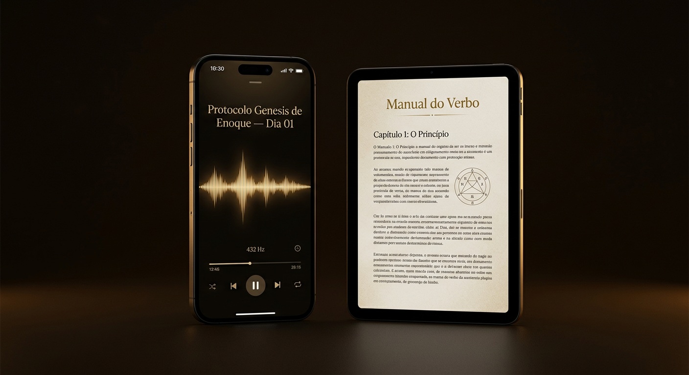 Protocolo Genesis de Enoque — plataforma de áudio